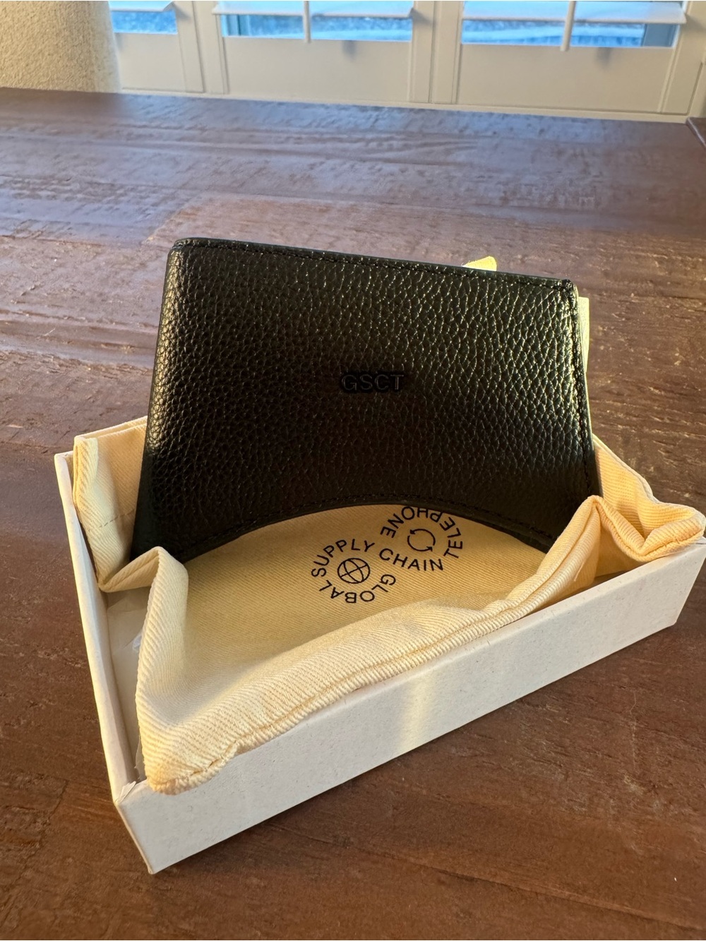 New! MSCHF GSCT Leather Bi-Fold Wallet!
